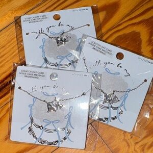 Francesca's Collections Silver Necklace Set